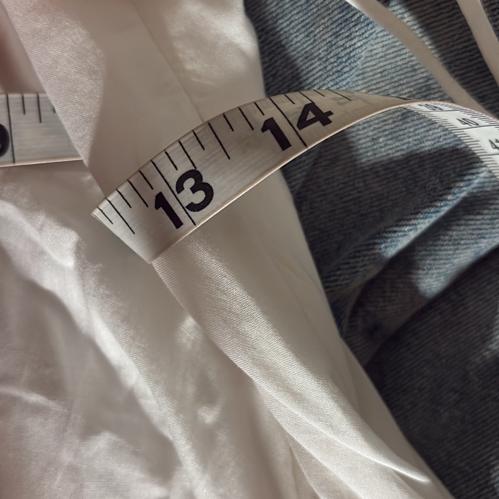 Zara White Strapless Midi Dress - Picture 15 of 15